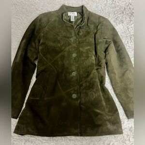 Suede and Leather Coat